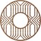 Ekena Millwork Empire Wood Fretwork Pierced Ceiling Medallion, Walnut, 38"OD x 13 7/8"ID x 3/8"T CMWP38X38X0375EPWA - alternate 3